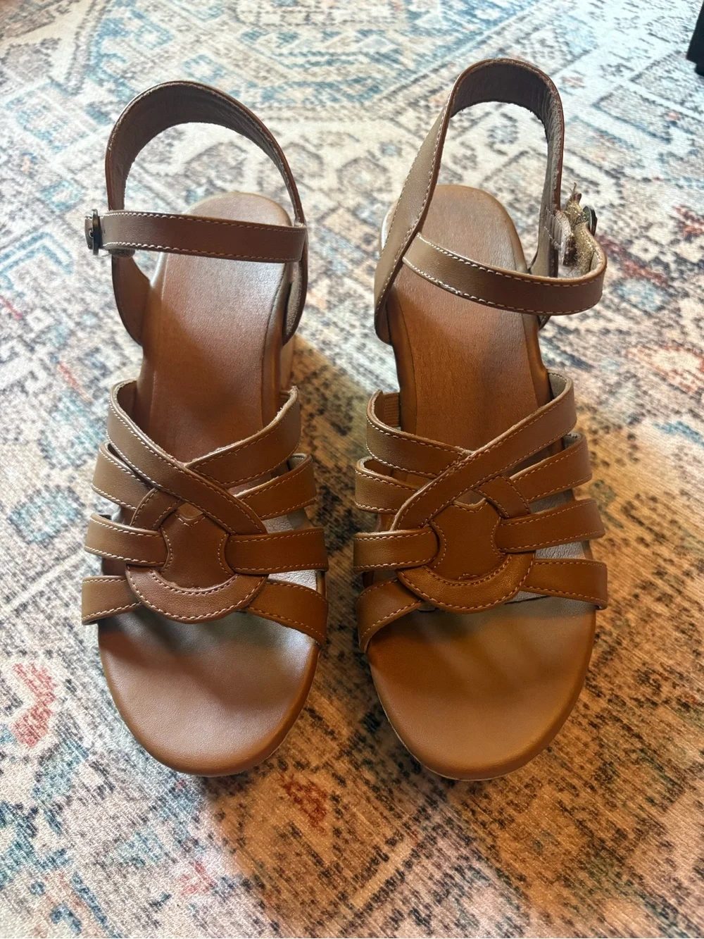 BareTraps wedge cork sandals, Women’s 8.5